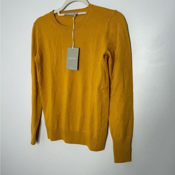 Everlane cashmere mustard sweater size XS - Picture 2 of 5